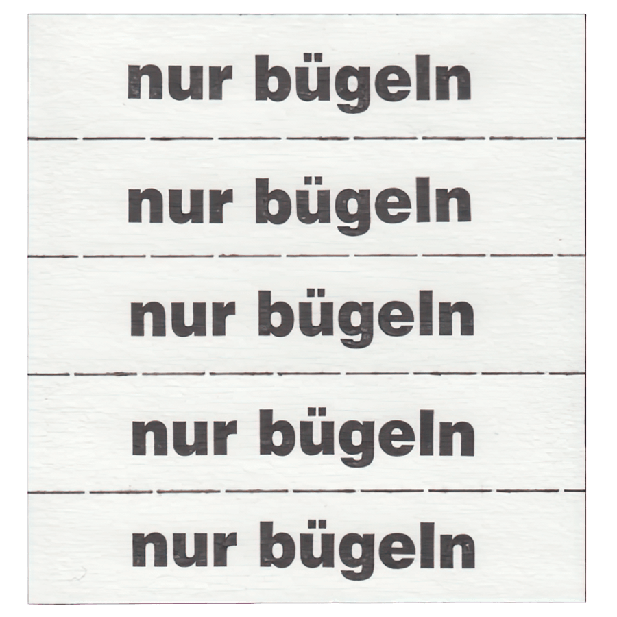 Markierungsz. nur bügel  weiß